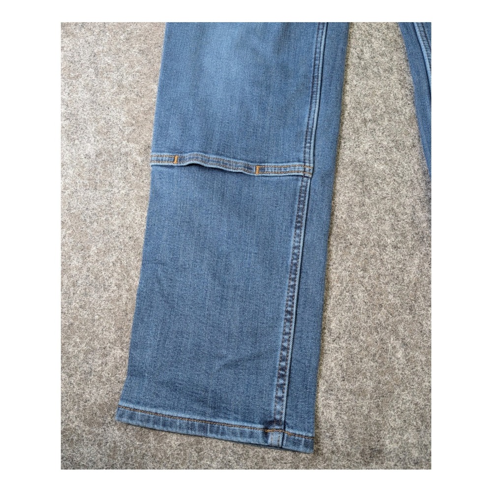 Carhartt Rugged Flex Relaxed Fit Double Front Jeans Womens 18 Tall Blue NWT - Picture 2 of 16